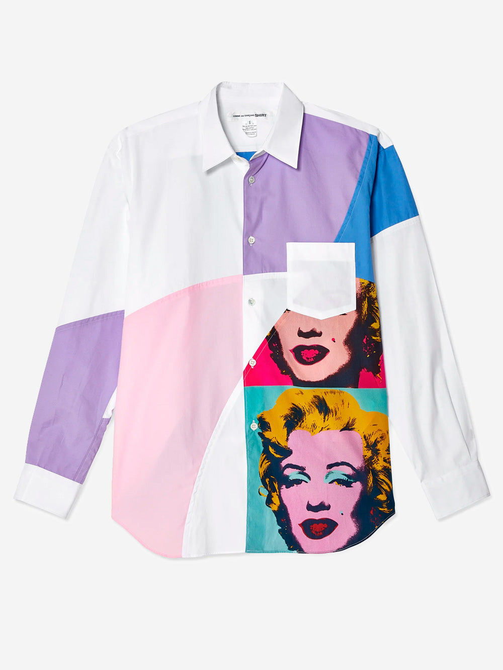 Camicia Andy Warhol Comme des garcons оригінал – Купити в Україні – боковий вид