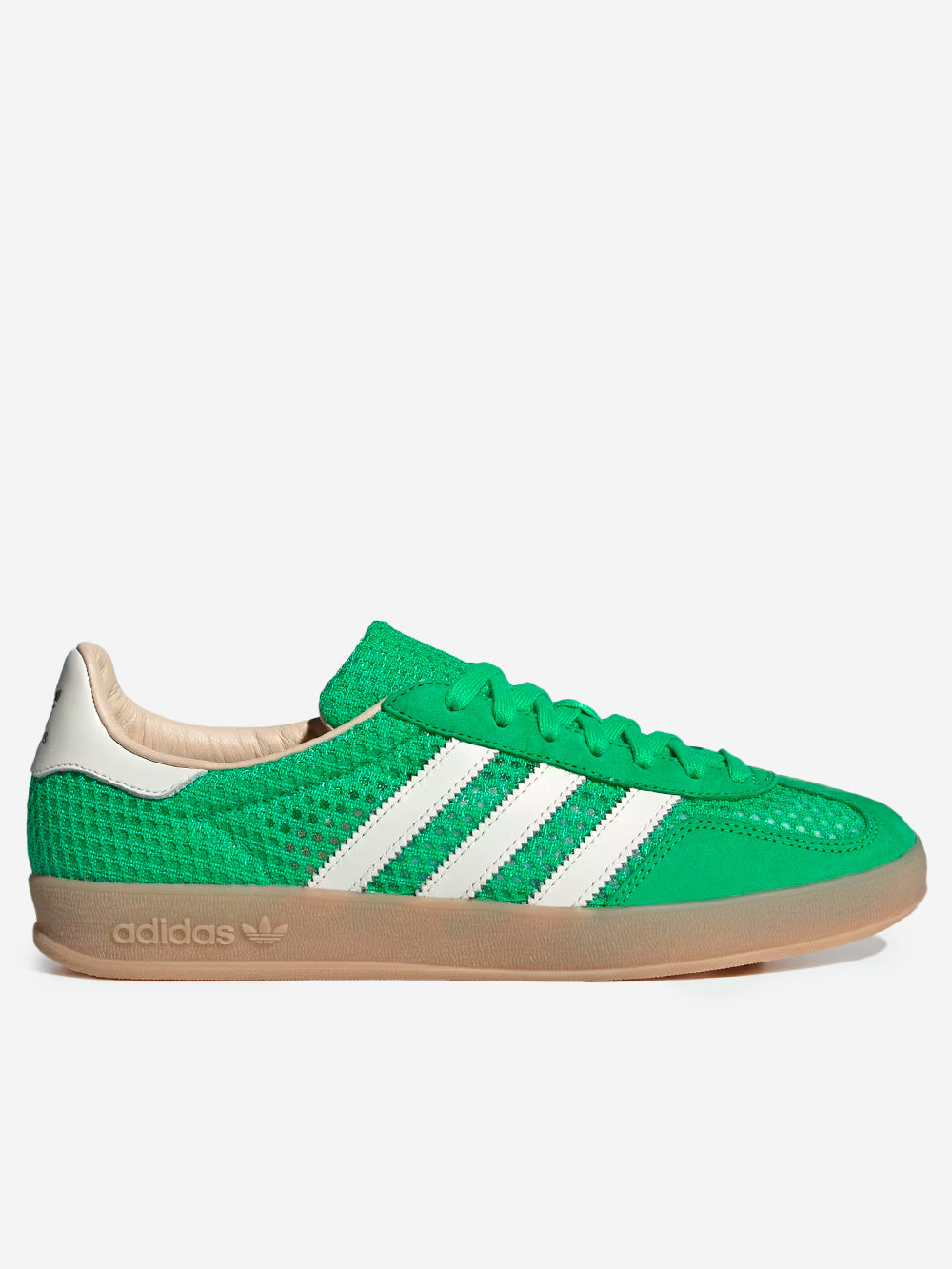 Gazelle Indoor Green Adidas – Гарантія оригінальності – боковий вид - ADIDAS