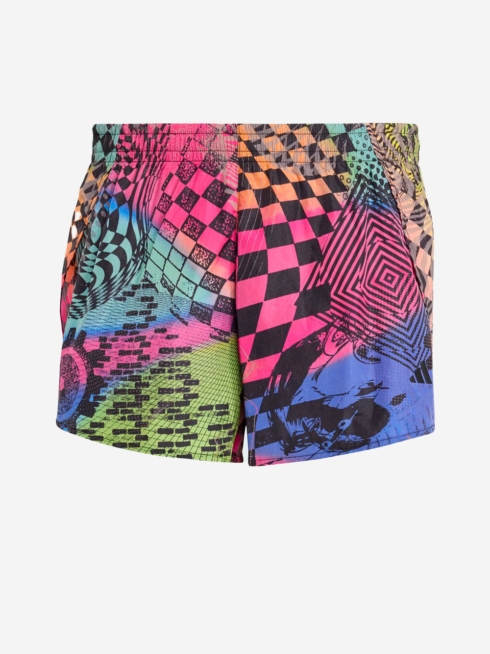 Multicolor Shorts X Jeremy Scott Adidas оригінал – Купити в Україні – боковий вид - ADIDAS