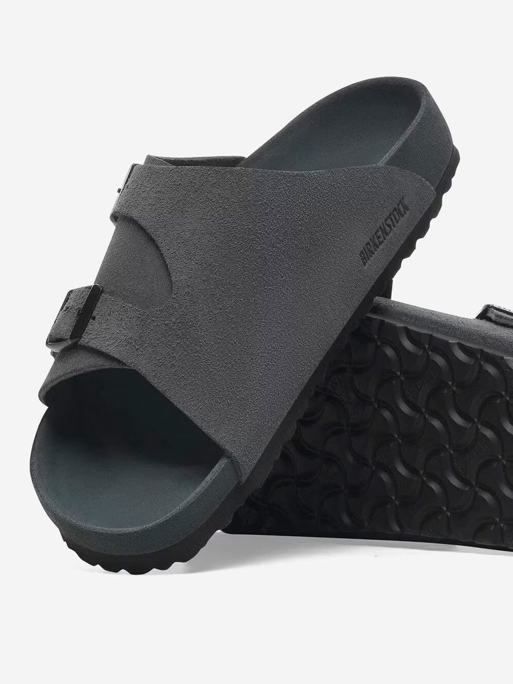 Оригінальна Zürich Exquiste Anthracite Suede Birkenstock – збільшений вид