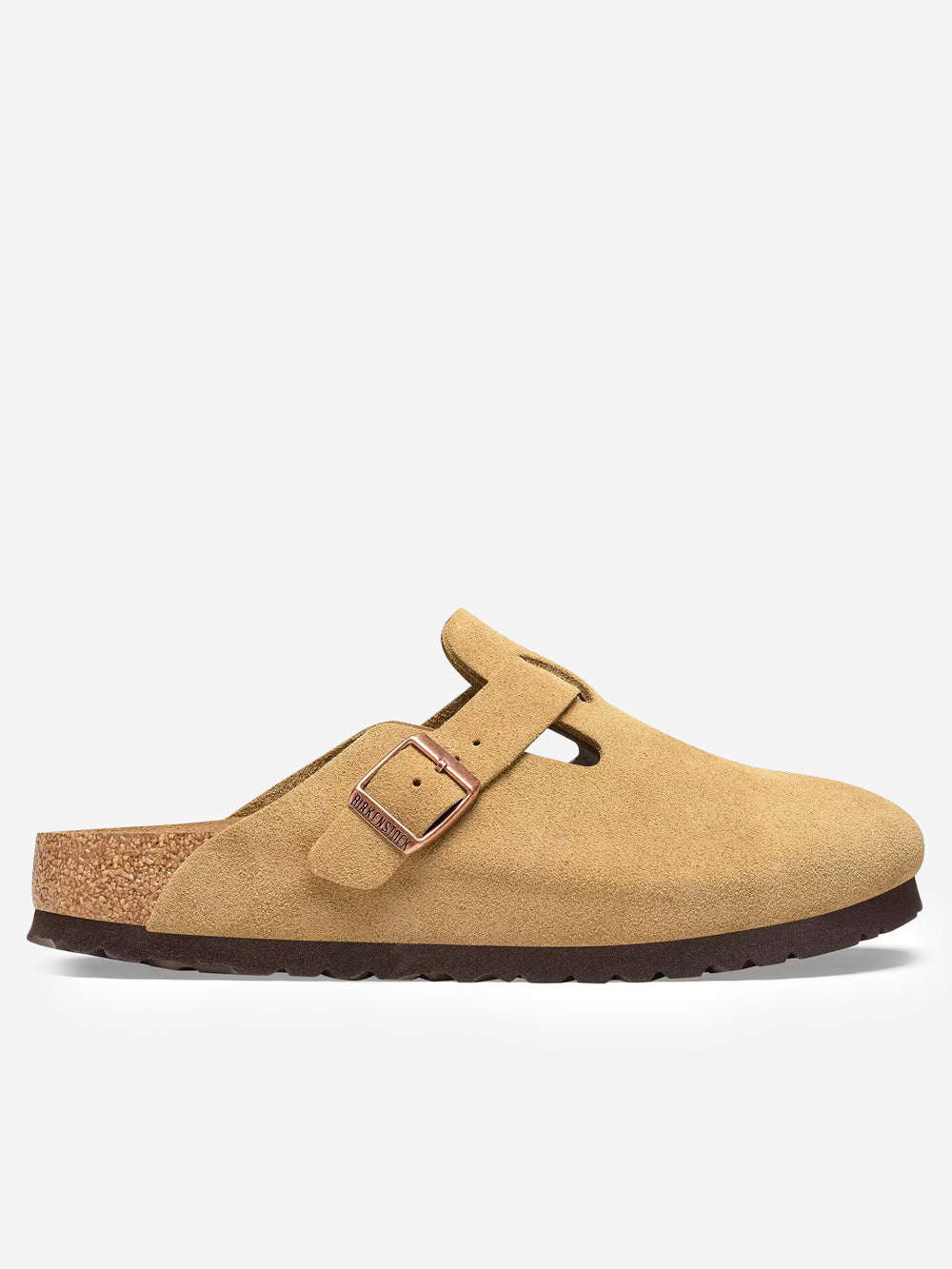 Оригінальна Boston In Suede Latte Cream Birkenstock – боковий вид - BIRKENSTOCK