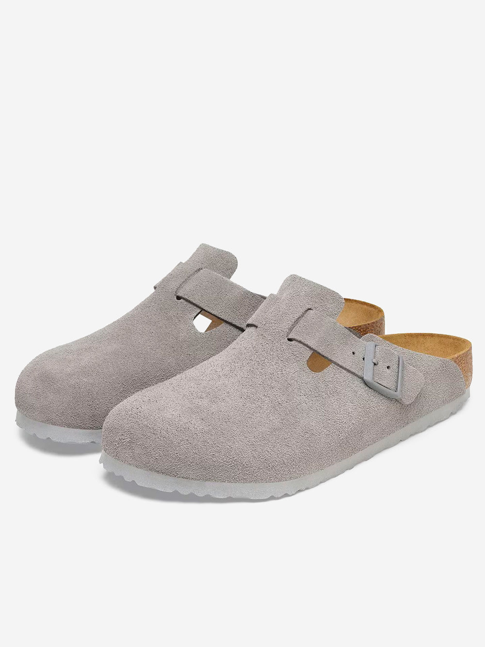 Оригінальна Boston In Suede Stone Coin Birkenstock – вид ззаду - BIRKENSTOCK