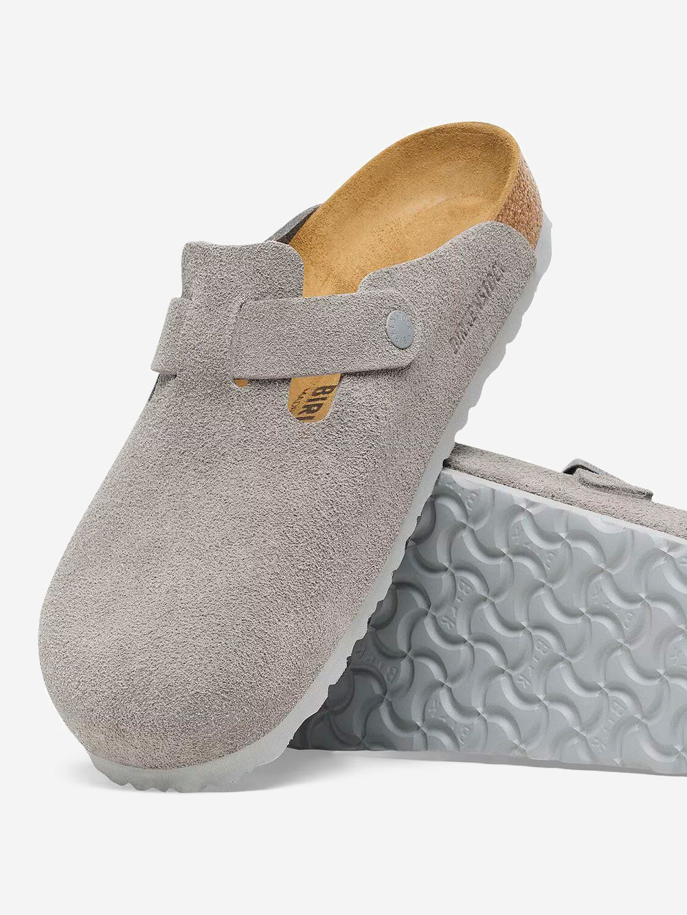 Оригінальна Boston In Suede Stone Coin Birkenstock – збільшений вид - BIRKENSTOCK