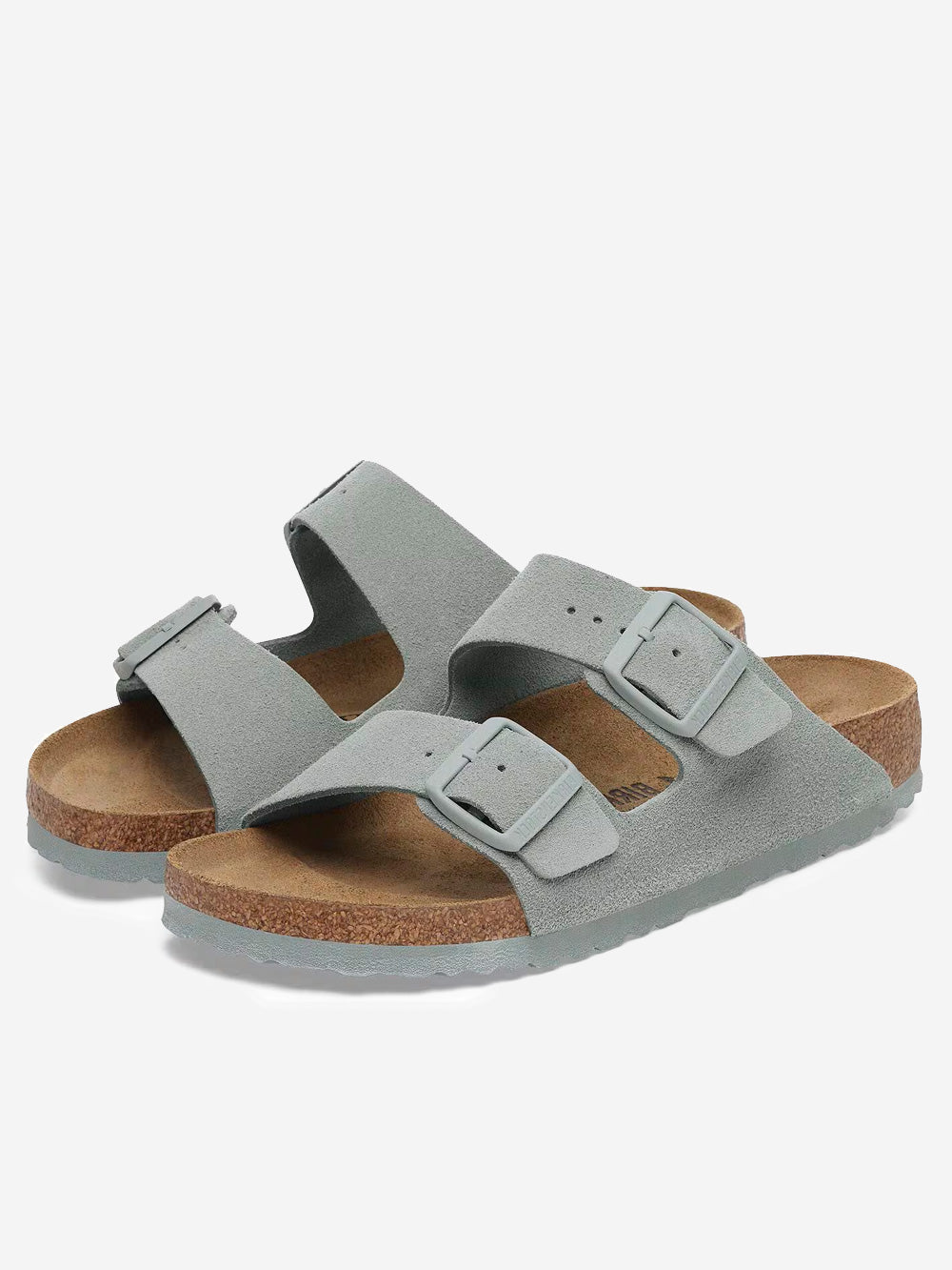 Оригінальна Arizona In Pure Sage Suede Birkenstock – вид ззаду - BIRKENSTOCK