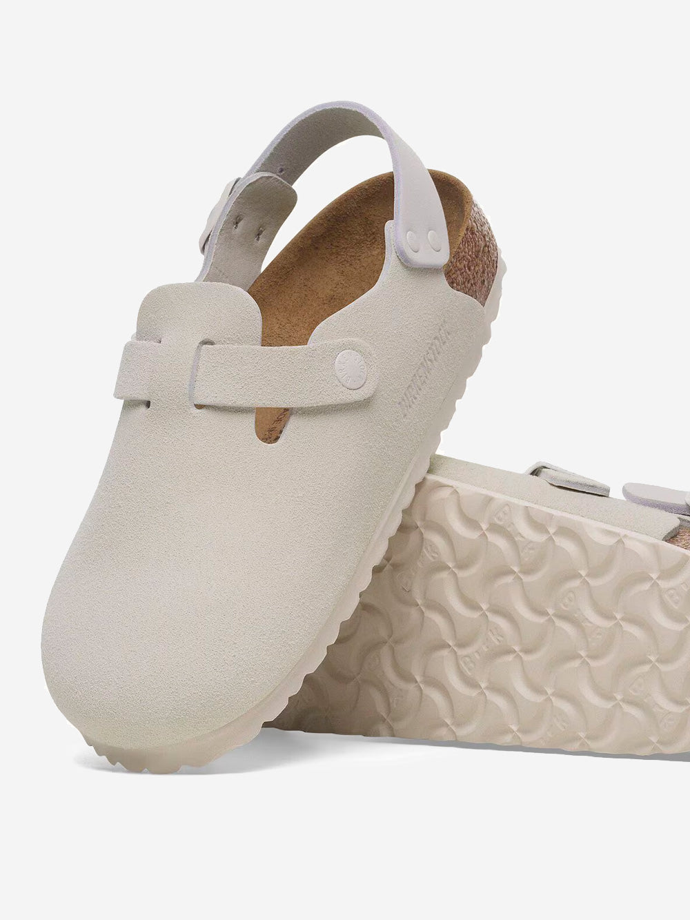 Tokio In Antique White Suede Birkenstock – Гарантія оригінальності – збільшений вид - BIRKENSTOCK
