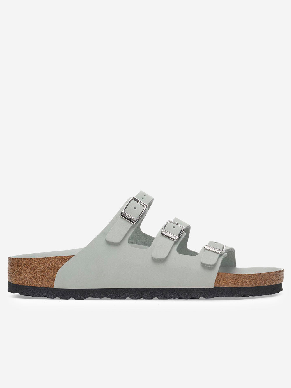 Оригінальна Florida Nubuck Leather Pure Sage Birkenstock – боковий вид - BIRKENSTOCK