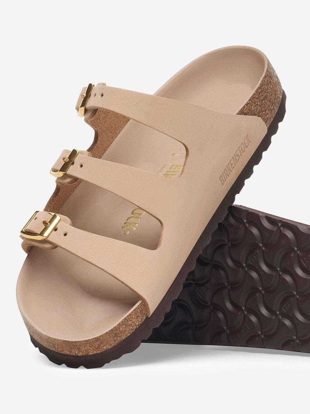 Оригінальна Florida In Beige Nubuck Leather Birkenstock – збільшений вид