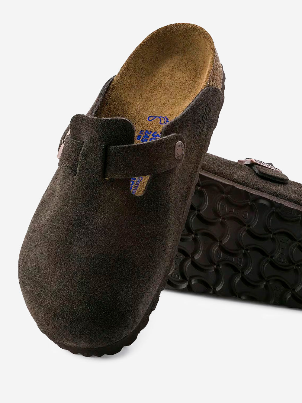 Оригінальна Boston Suede Brown Mocha Birkenstock – збільшений вид