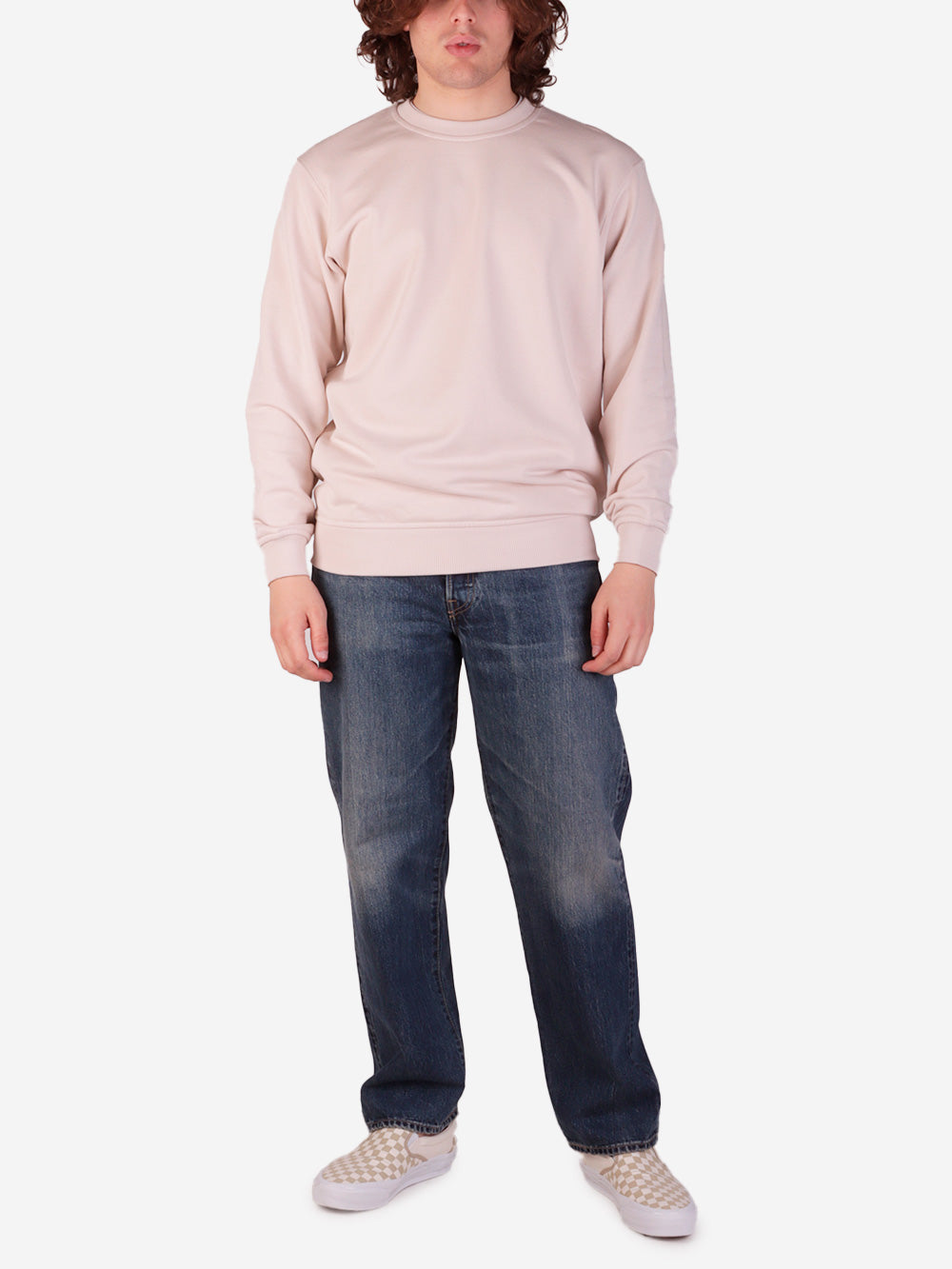 Lightweight Beige Cotton Sweatshirt Comme des garcons – Гарантія оригінальності – вид ззаду