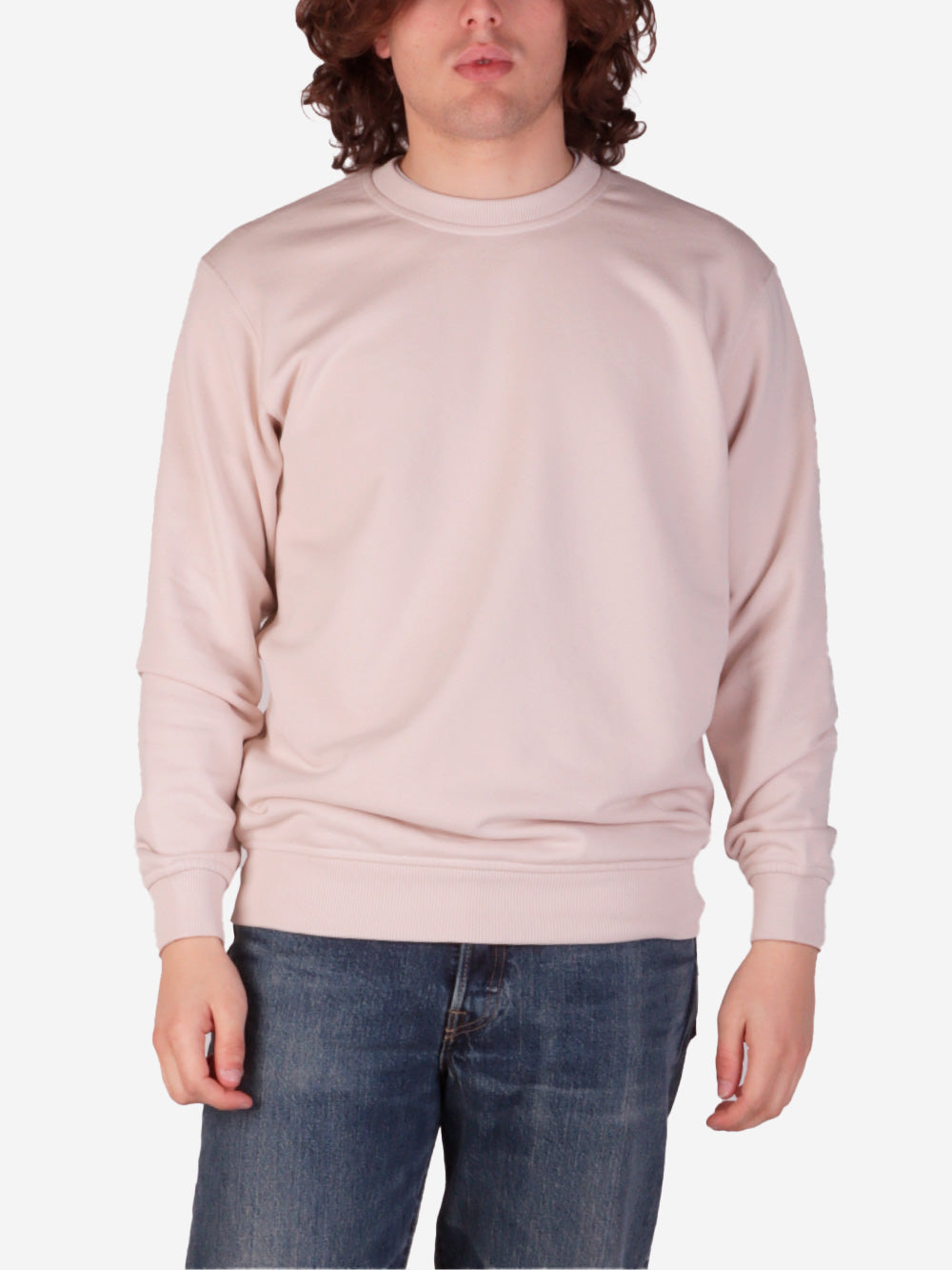 Lightweight Beige Cotton Sweatshirt Comme des garcons – Гарантія оригінальності – детальний вид