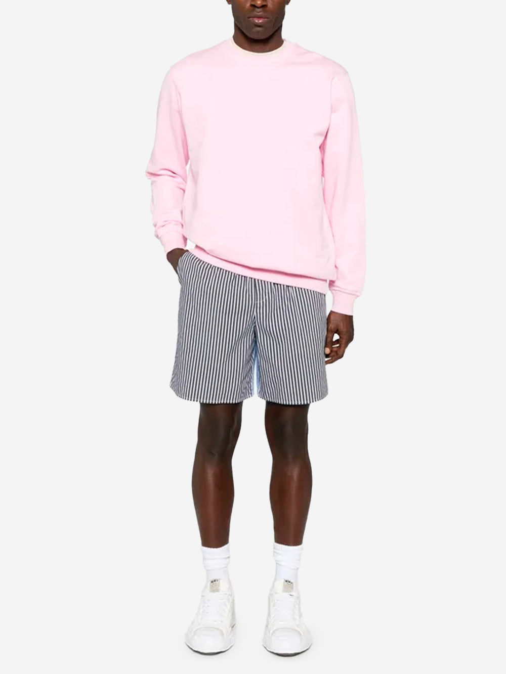 Lightweight Pink Cotton Sweatshirt Comme des garcons оригінал – Купити в Україні – вид ззаду