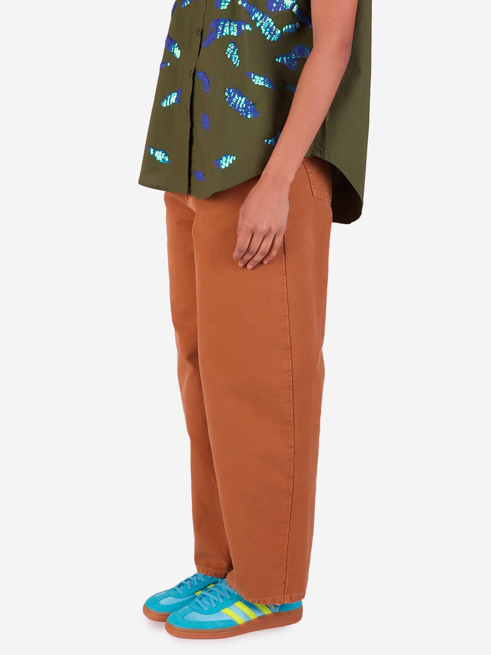 Brown Five-Pocket Jeans Maison margiela – Гарантія оригінальності – детальний вид