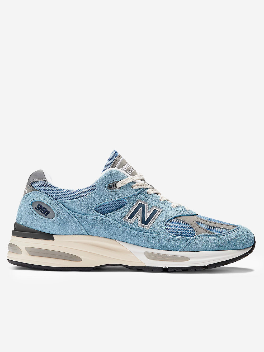 Made In Uk 991v2 Grounded Pastels Light Blue New balance оригінал – Купити в Україні – боковий вид
