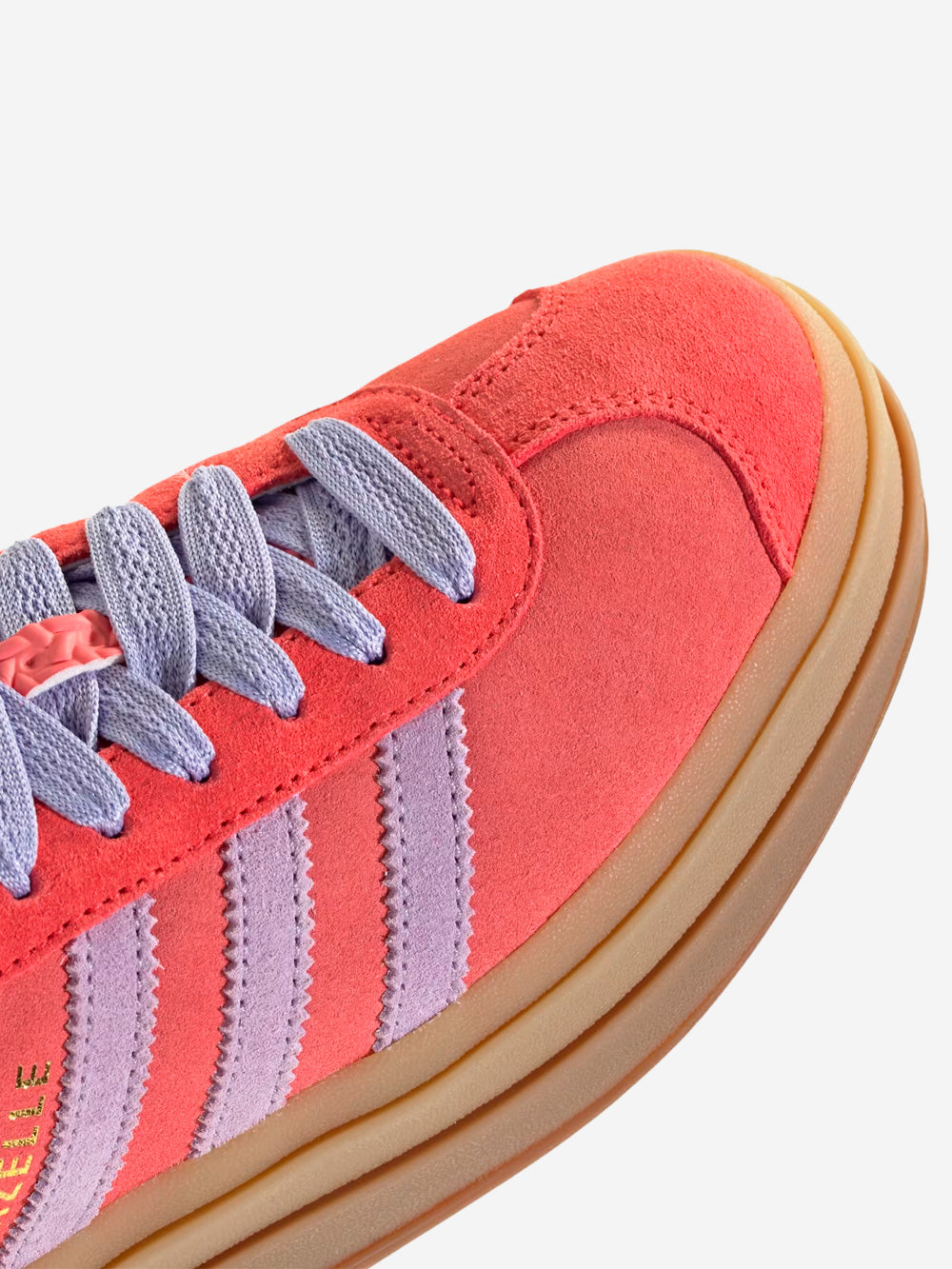 W Gazelle Bold Semi Flash Red With Lilacs Adidas – Гарантія оригінальності – вид ззаду