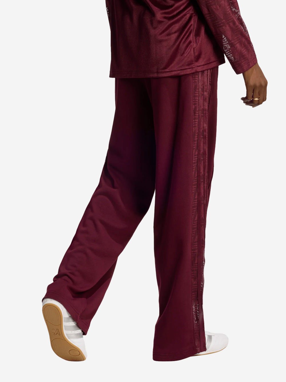 Оригінальна Maroon Firebird Sweatpants With Lace Adidas – збільшений вид - ADIDAS