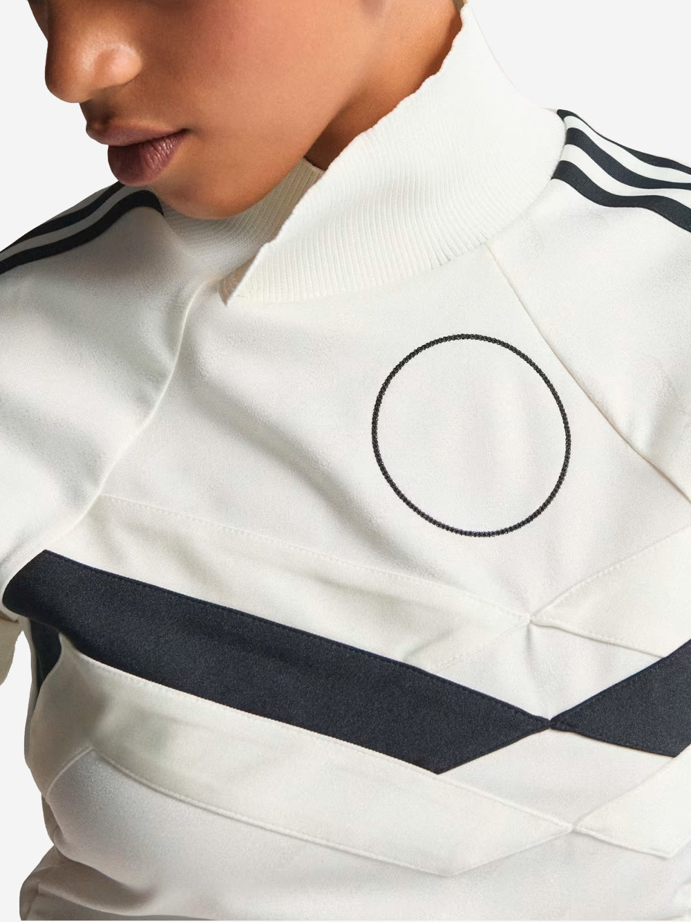 Deconstructed Jacquard Fabric Top With Collar Adidas оригінал – Купити в Україні – детальний вид