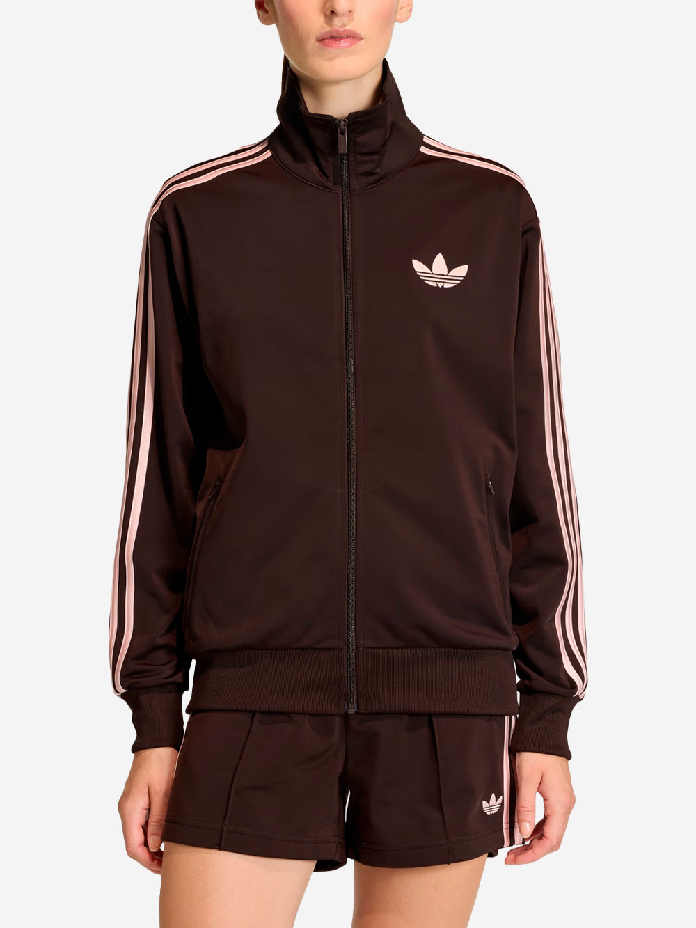 Brown Track Jacket Firebird Loose Fit Adidas – Гарантія оригінальності – детальний вид