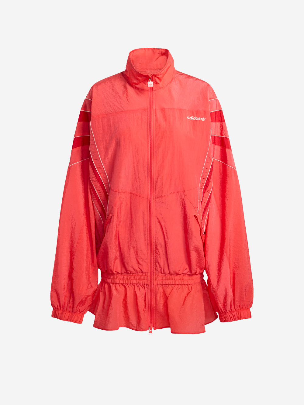 Red Santiago Oversized Track Jacket Adidas – Гарантія оригінальності – боковий вид - ADIDAS