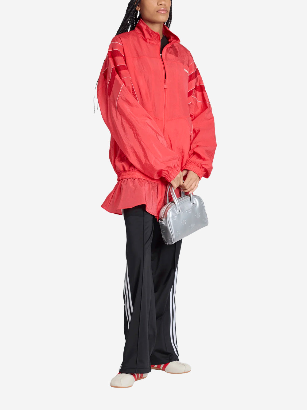 Red Santiago Oversized Track Jacket Adidas – Гарантія оригінальності – вид ззаду - ADIDAS