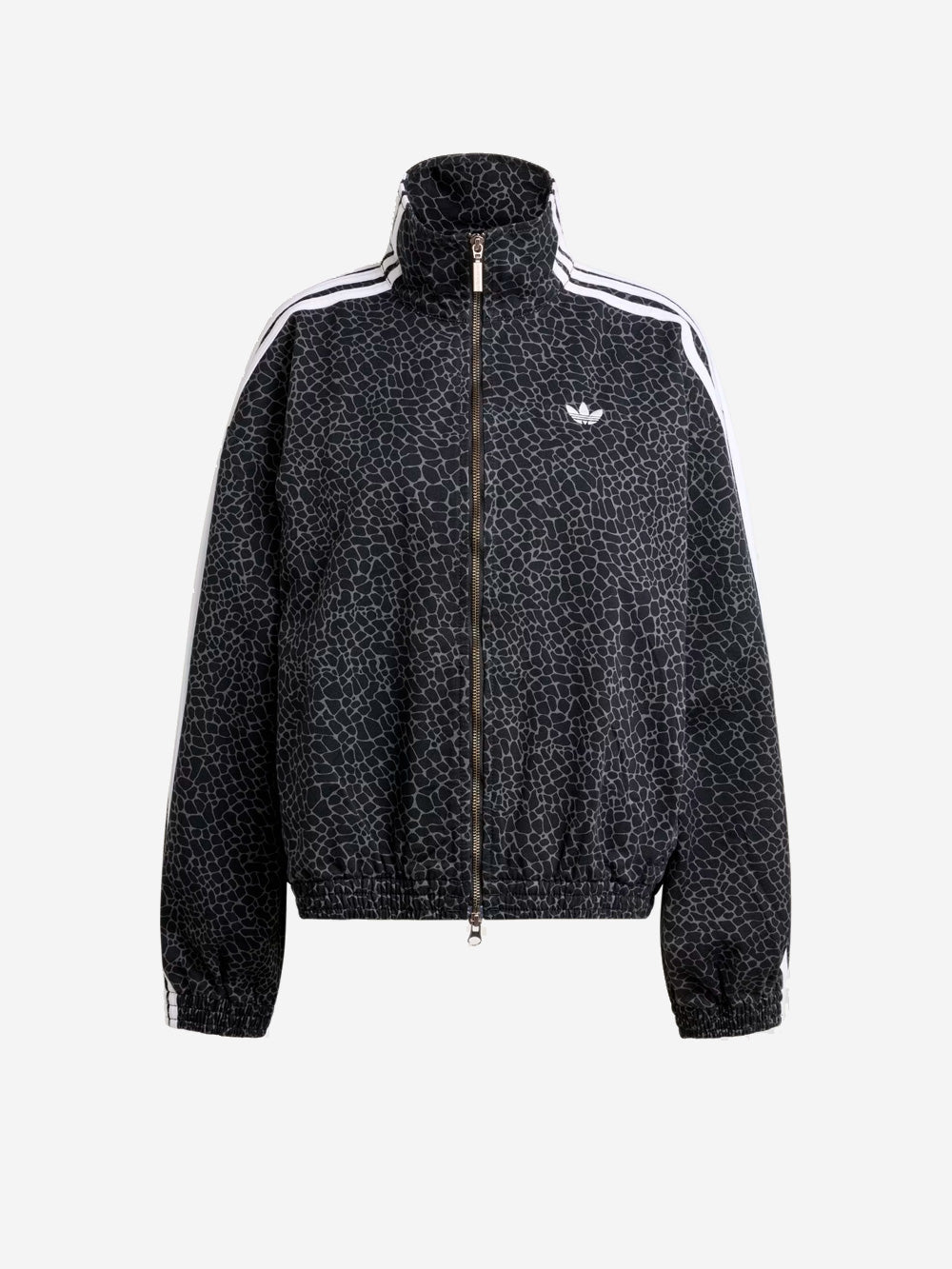 Оригінальна Firebird Oversized Denim Jacket With Black Animal Graphics Adidas – боковий вид