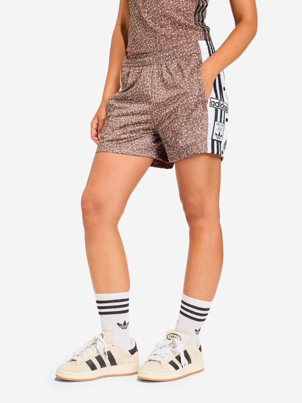Adibreak Shorts With Animal Print Adidas – Гарантія оригінальності – детальний вид