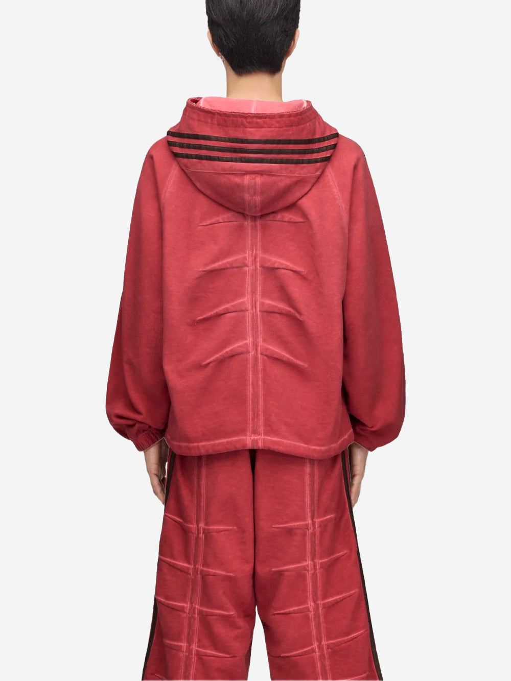 Red Sweat Hoodie X Thug Club Adidas оригінал – Купити в Україні – збільшений вид