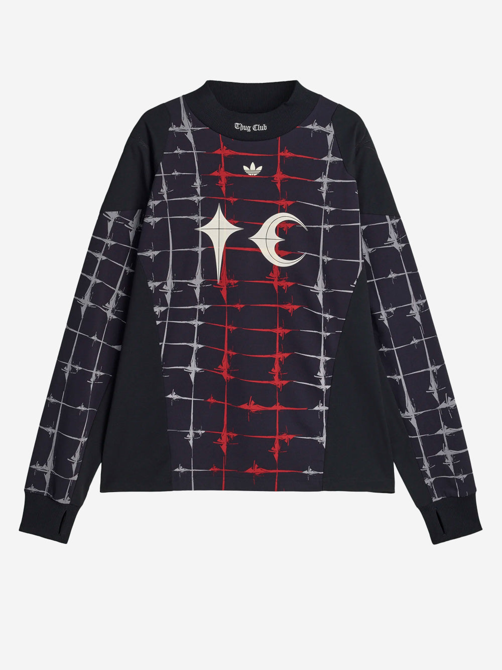 Black Goalie X Thug Club Long Sleeve T-Shirt Adidas оригінал – Купити в Україні – боковий вид