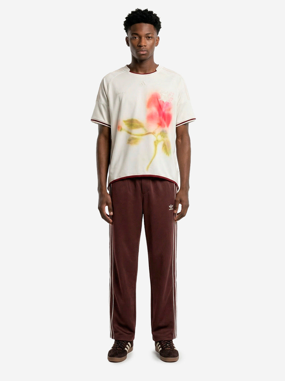 Brown Track Pants In Pique Fabric X Wales Bonner Adidas – Гарантія оригінальності – вид ззаду