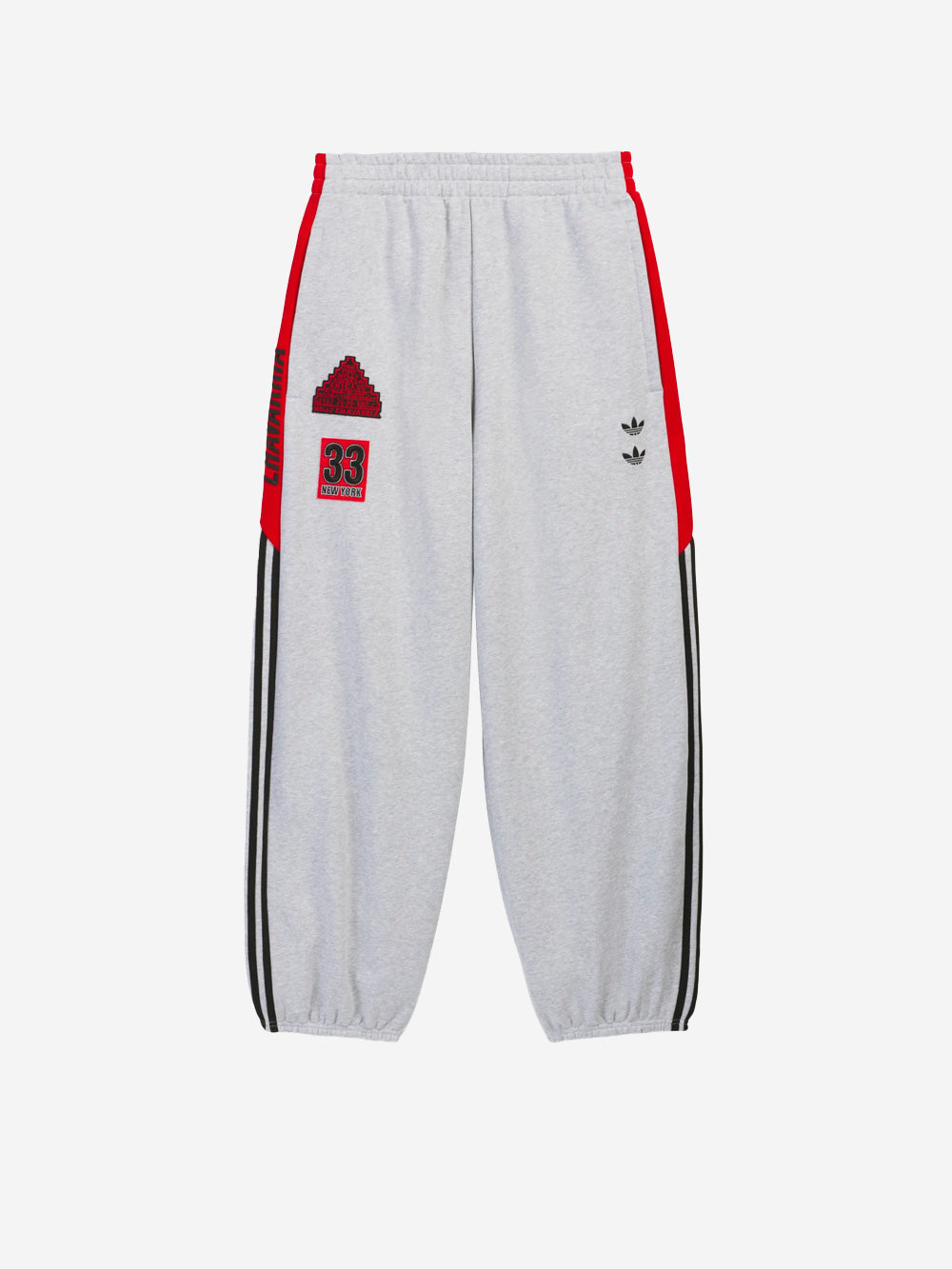 Gray Sweat Pants X Willy Chavarria Adidas – Гарантія оригінальності – боковий вид - ADIDAS