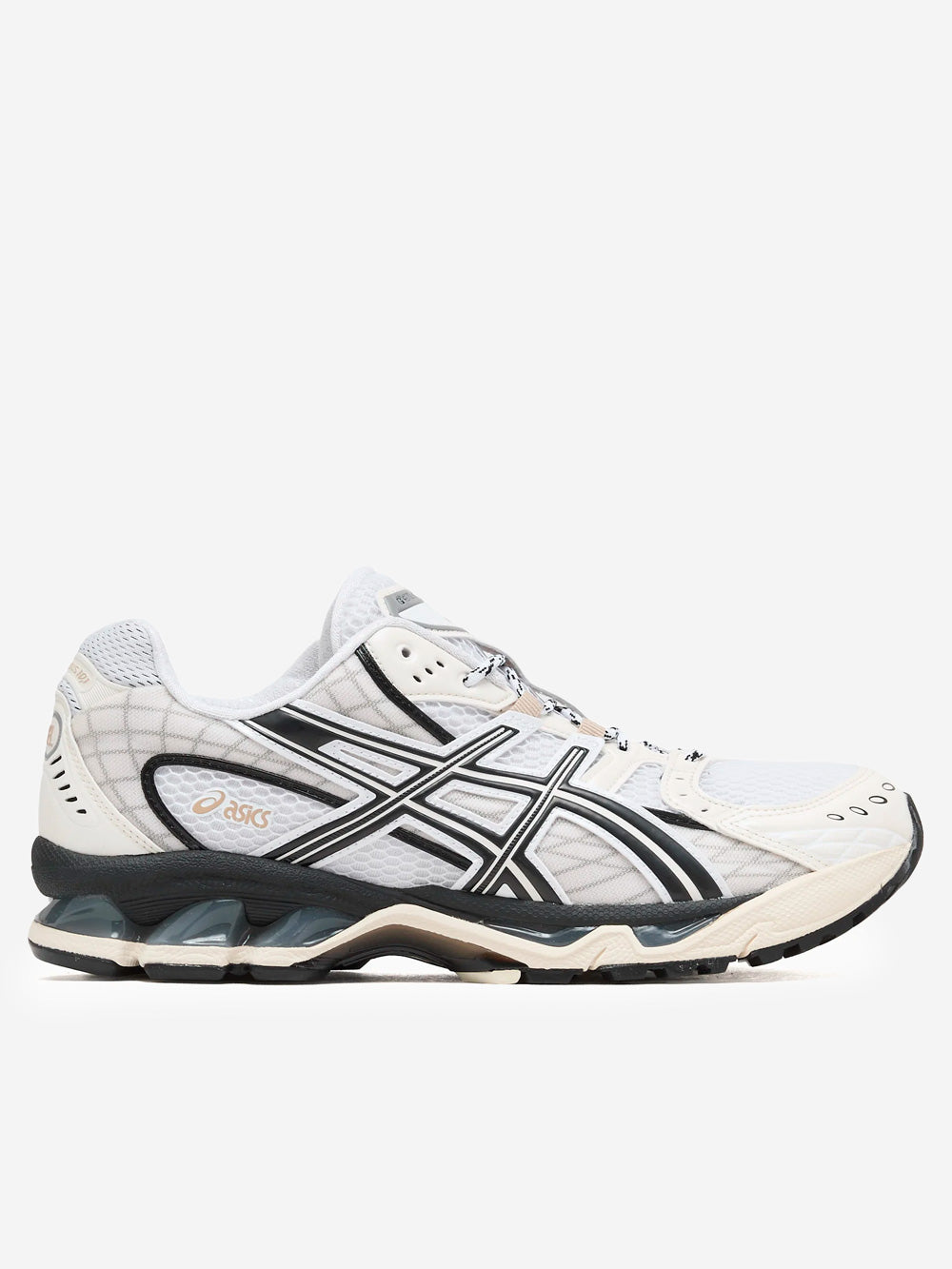 Gel Nimbus 10.1 White And Ivory Asics – Гарантія оригінальності – боковий вид