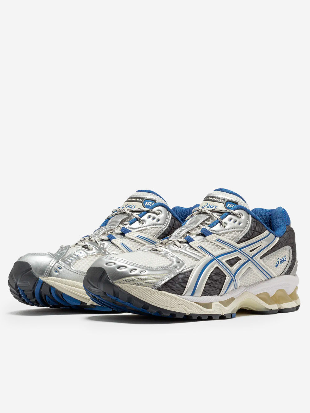 Оригінальна Gel Nimbus 10.1 Cream Polar Night Asics – вид ззаду