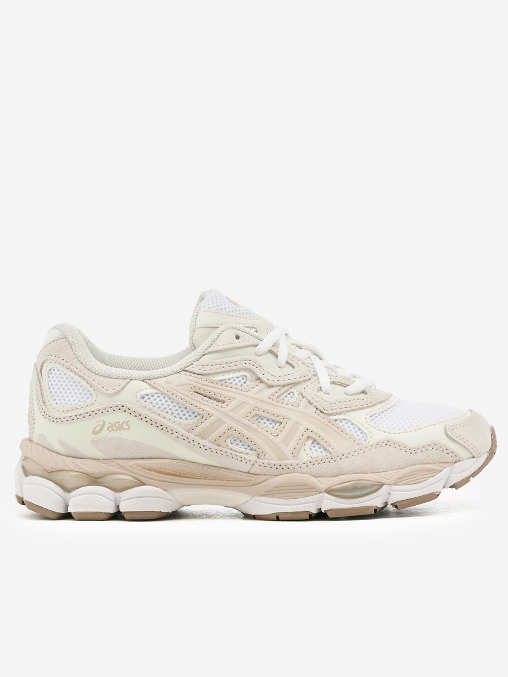 Оригінальна Gel-Nyc White And Gray Asics – боковий вид