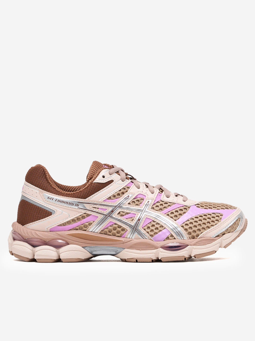 Оригінальна Gel-Cumulus 16 Cinnamon Pure Silver Asics – боковий вид
