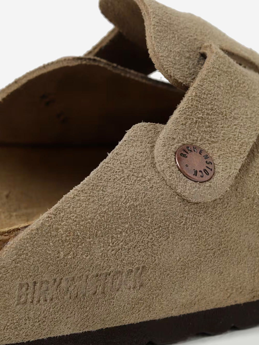 Оригінальна Boston Suede Taupe Birkenstock – детальний вид - BIRKENSTOCK