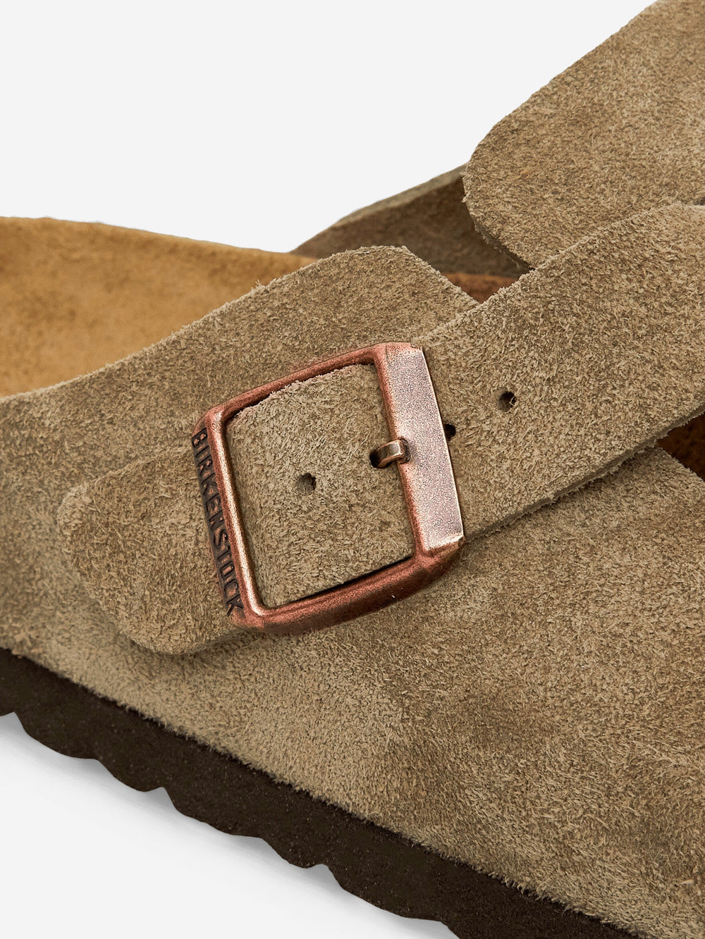 Оригінальна Boston Suede Taupe Birkenstock – збільшений вид