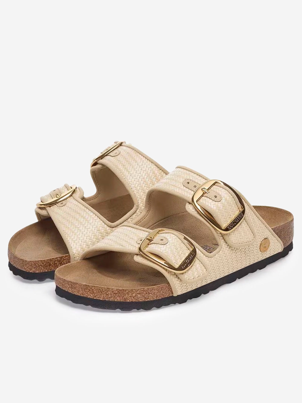 Оригінальна Arizona Big Buckle In Raffia Birkenstock – вид ззаду - BIRKENSTOCK