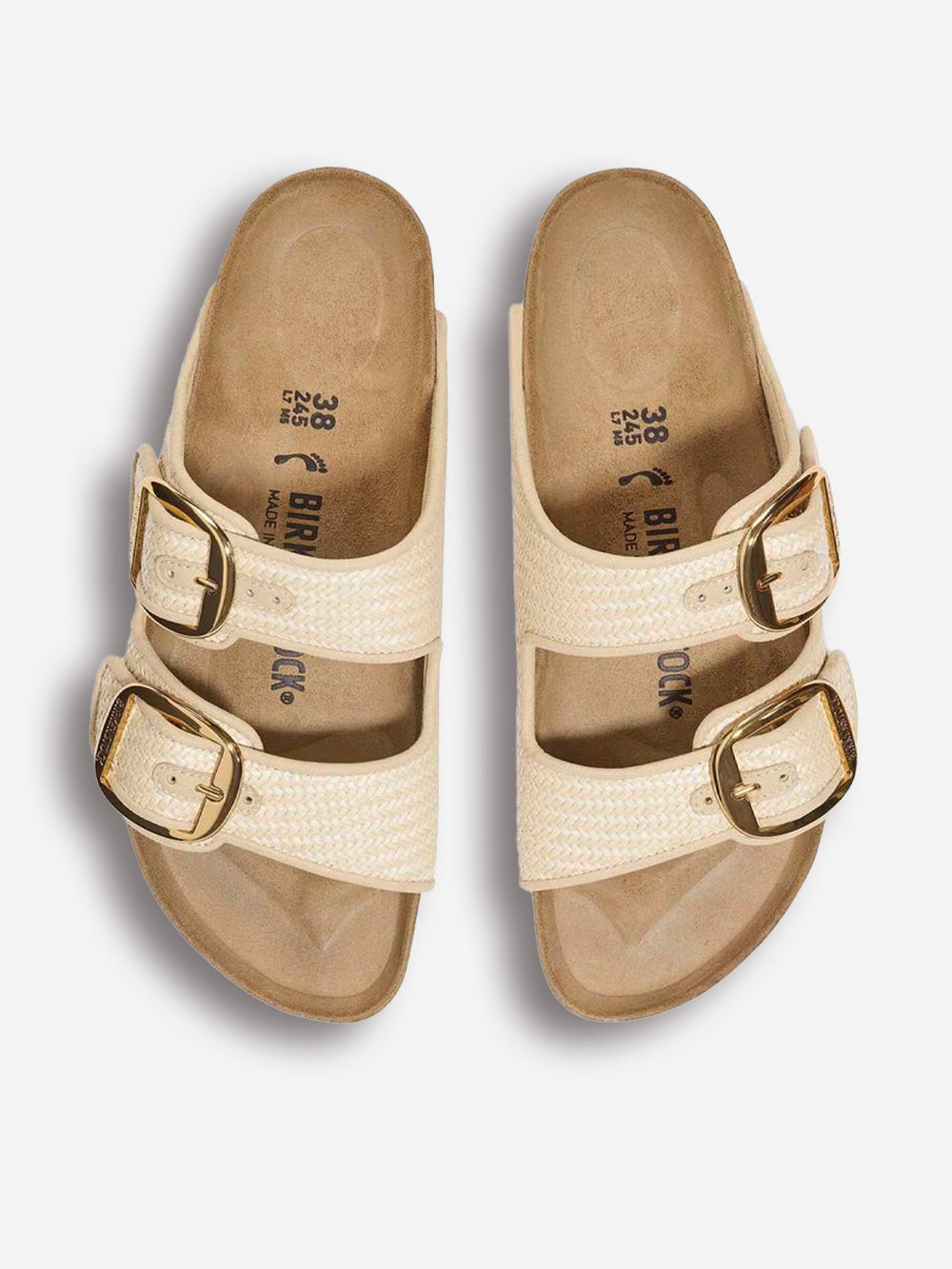 Оригінальна Arizona Big Buckle In Raffia Birkenstock – збільшений вид