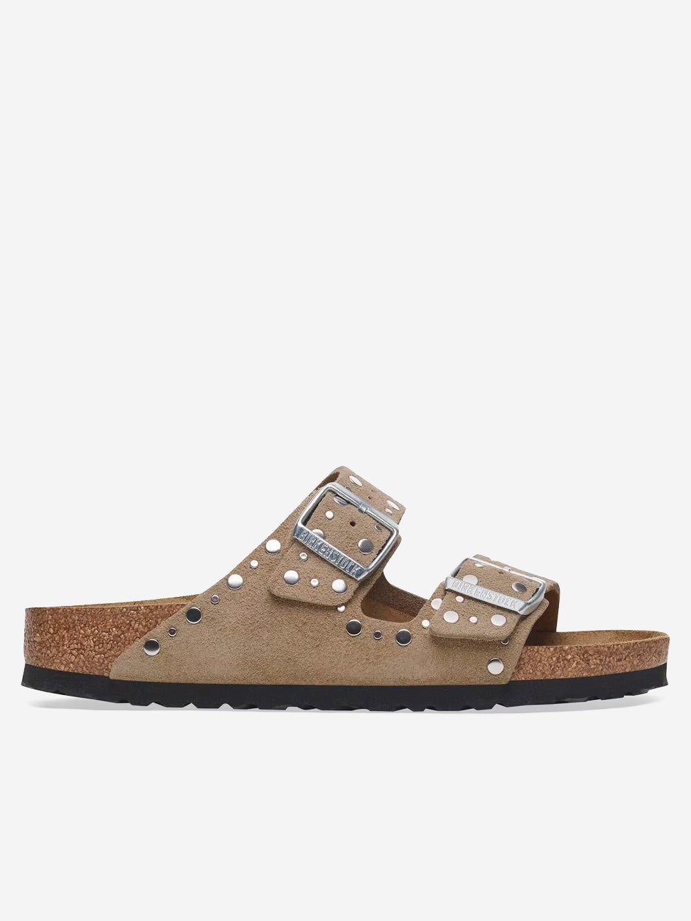 Оригінальна Arizona In Taupe Suede With Rivets Birkenstock – боковий вид