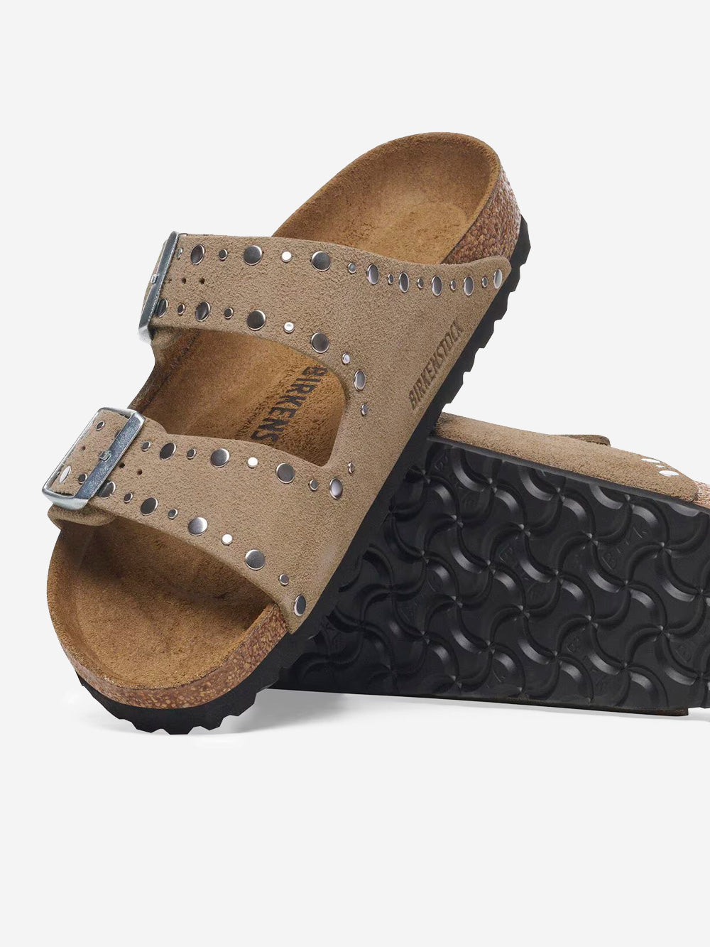 Оригінальна Arizona In Taupe Suede With Rivets Birkenstock – збільшений вид