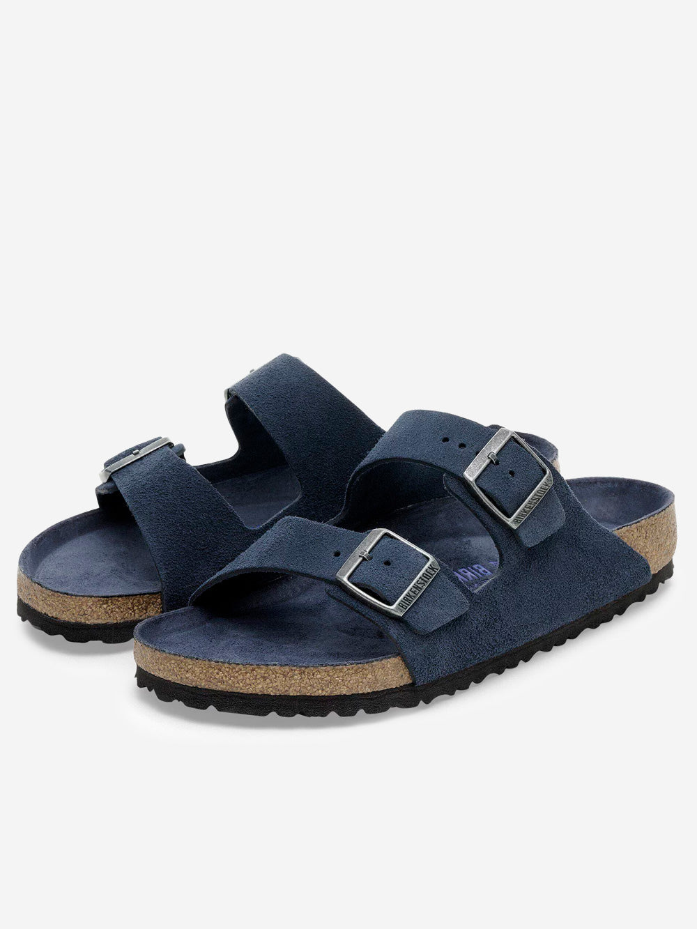 Оригінальна Arizona Soft Blue Footbed Birkenstock – вид ззаду - BIRKENSTOCK