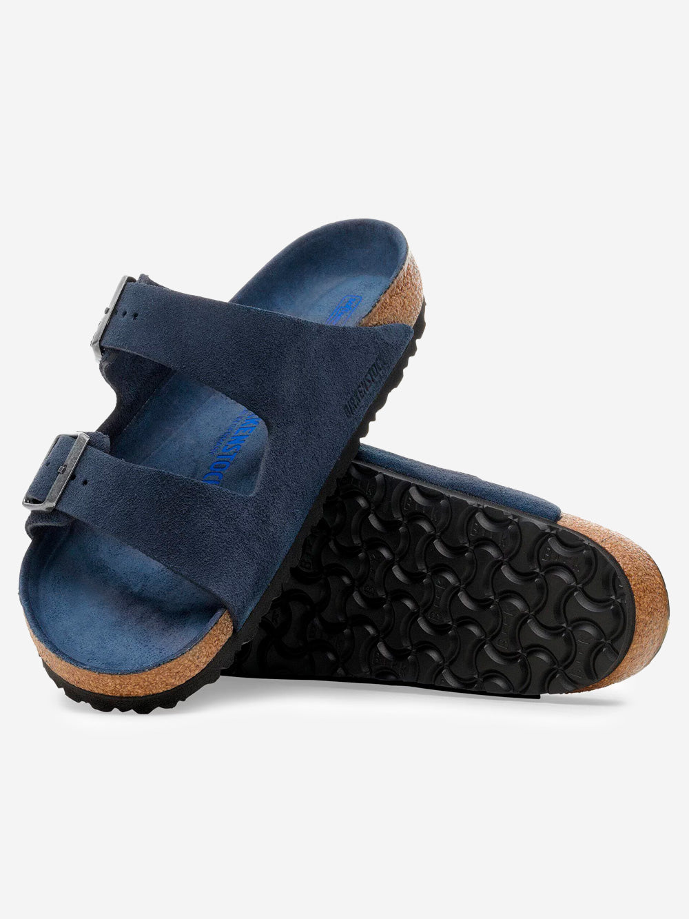 Оригінальна Arizona Soft Blue Footbed Birkenstock – збільшений вид