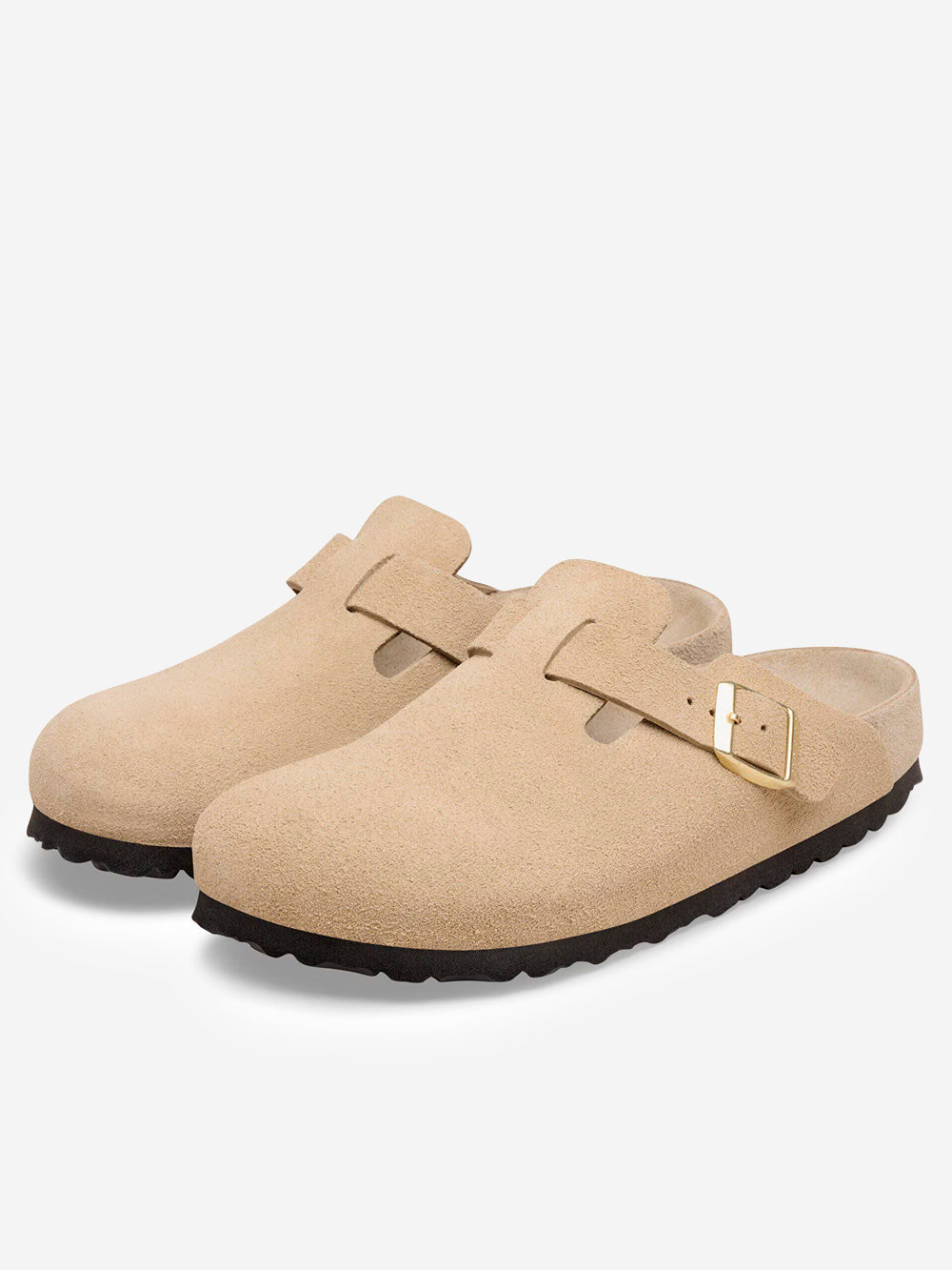 Boston Suede Exquisite Taupe Birkenstock – Гарантія оригінальності – вид ззаду