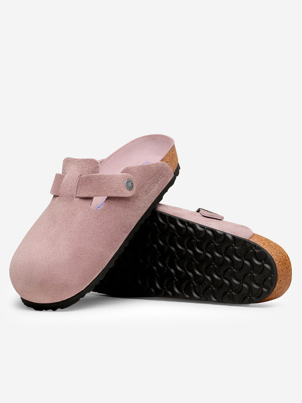 Boston Suede Faded Purple Soft Footbed Birkenstock оригінал – Купити в Україні – збільшений вид
