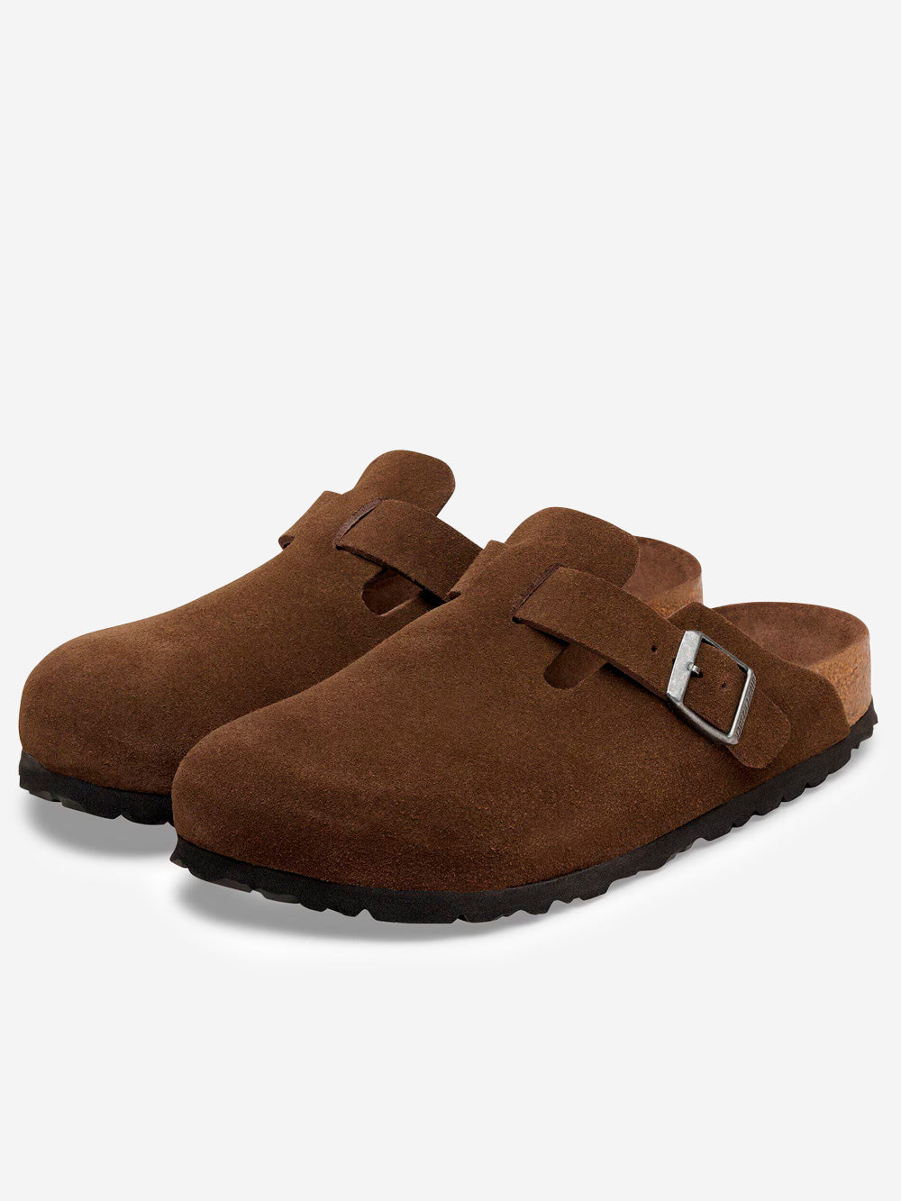 Оригінальна Boston Suede Carafe Tonal Soft Footbed Birkenstock – вид ззаду