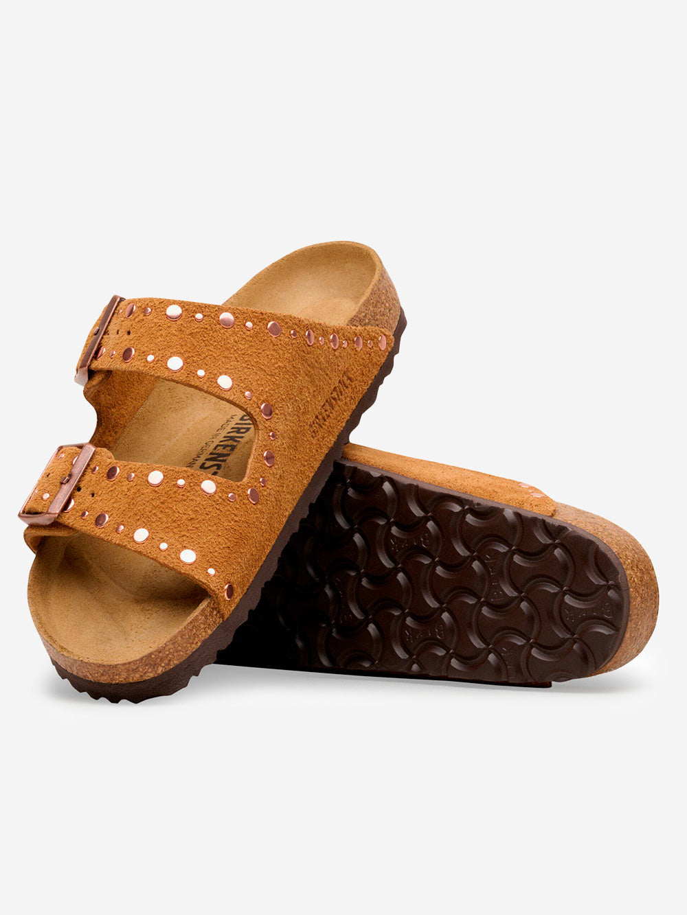 Arizona Rivet In Suede Mink Birkenstock – Гарантія оригінальності – збільшений вид
