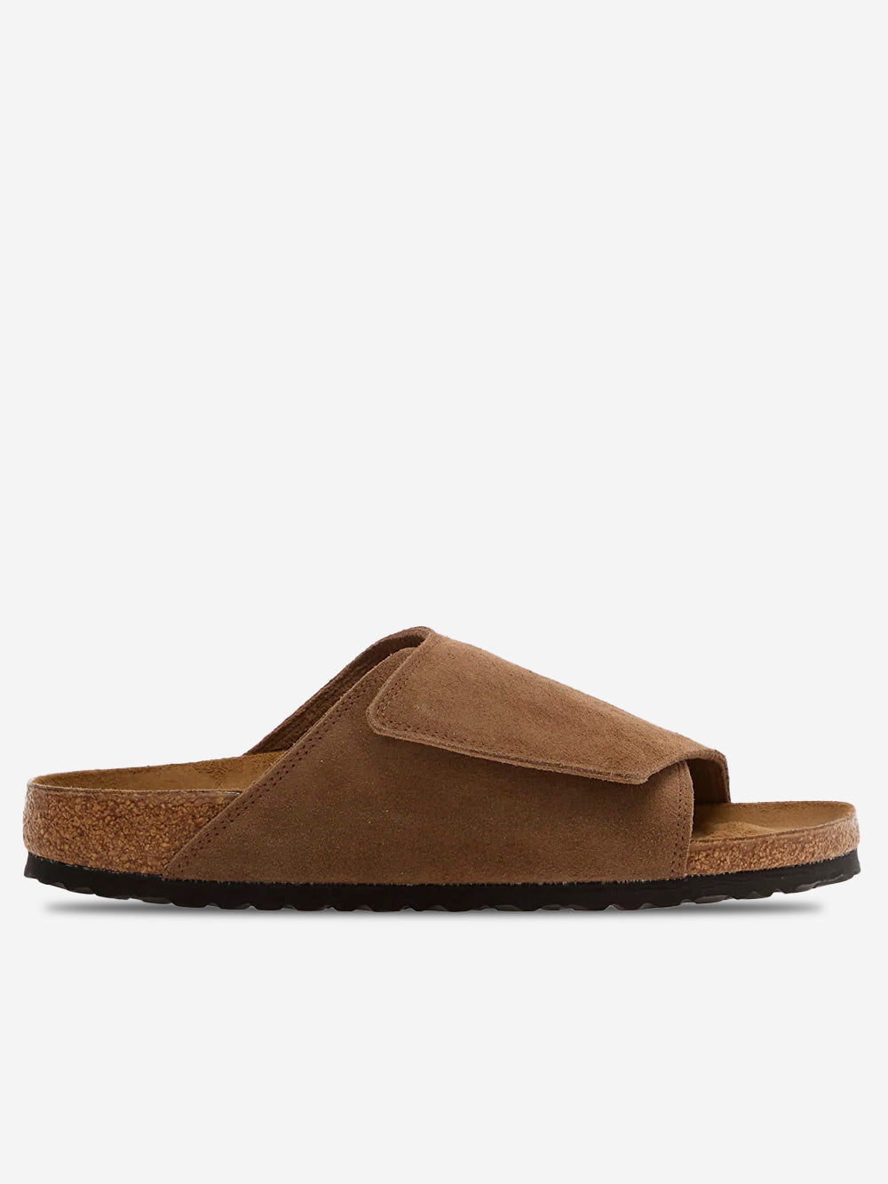 Solana VL In Dark Tea Suede Birkenstock – Гарантія оригінальності – боковий вид - BIRKENSTOCK