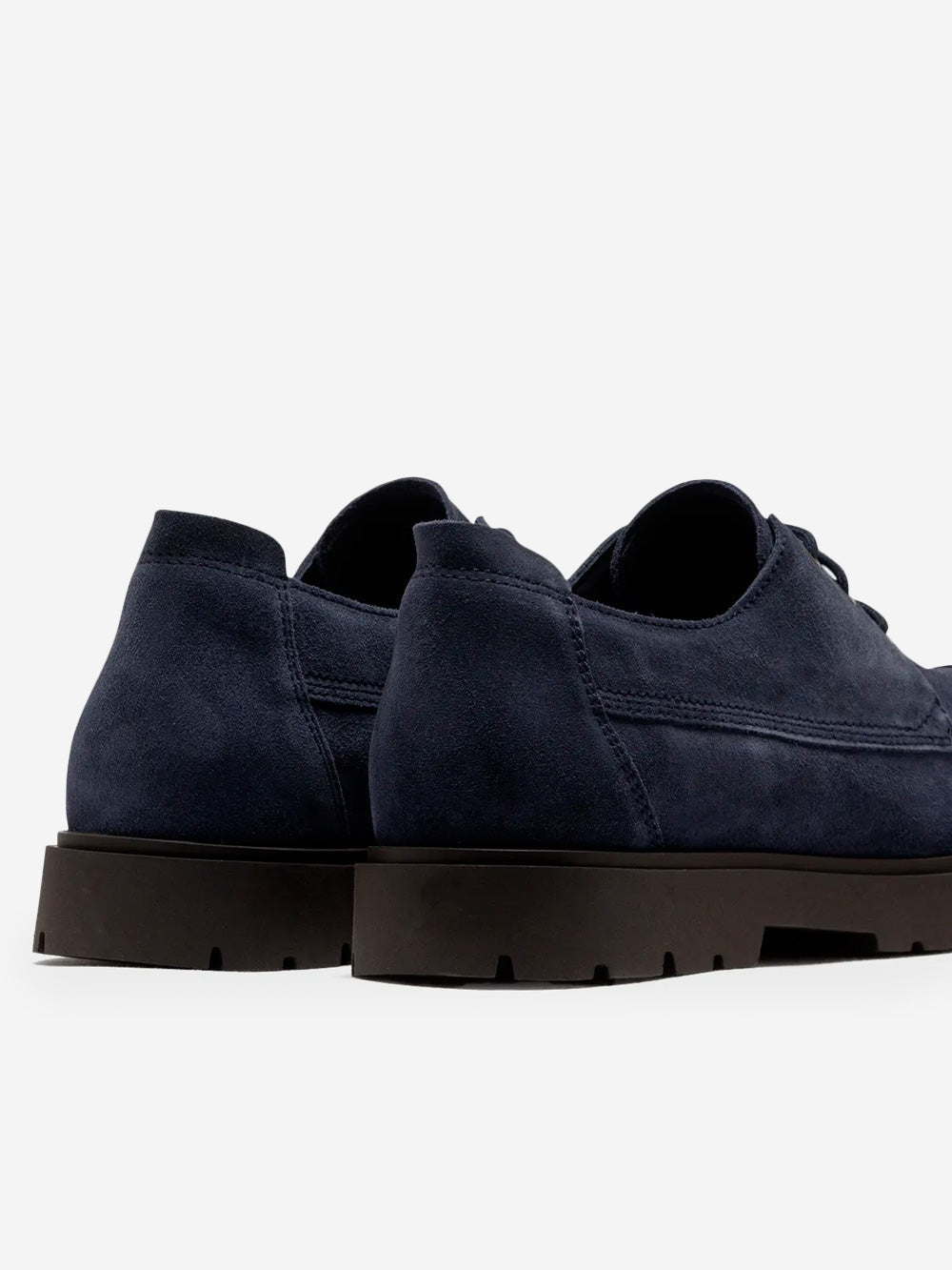 Highwood Lace Low Lace-Up Shoes In Navy Blue Suede Birkenstock – Гарантія оригінальності – детальний вид - BIRKENSTOCK