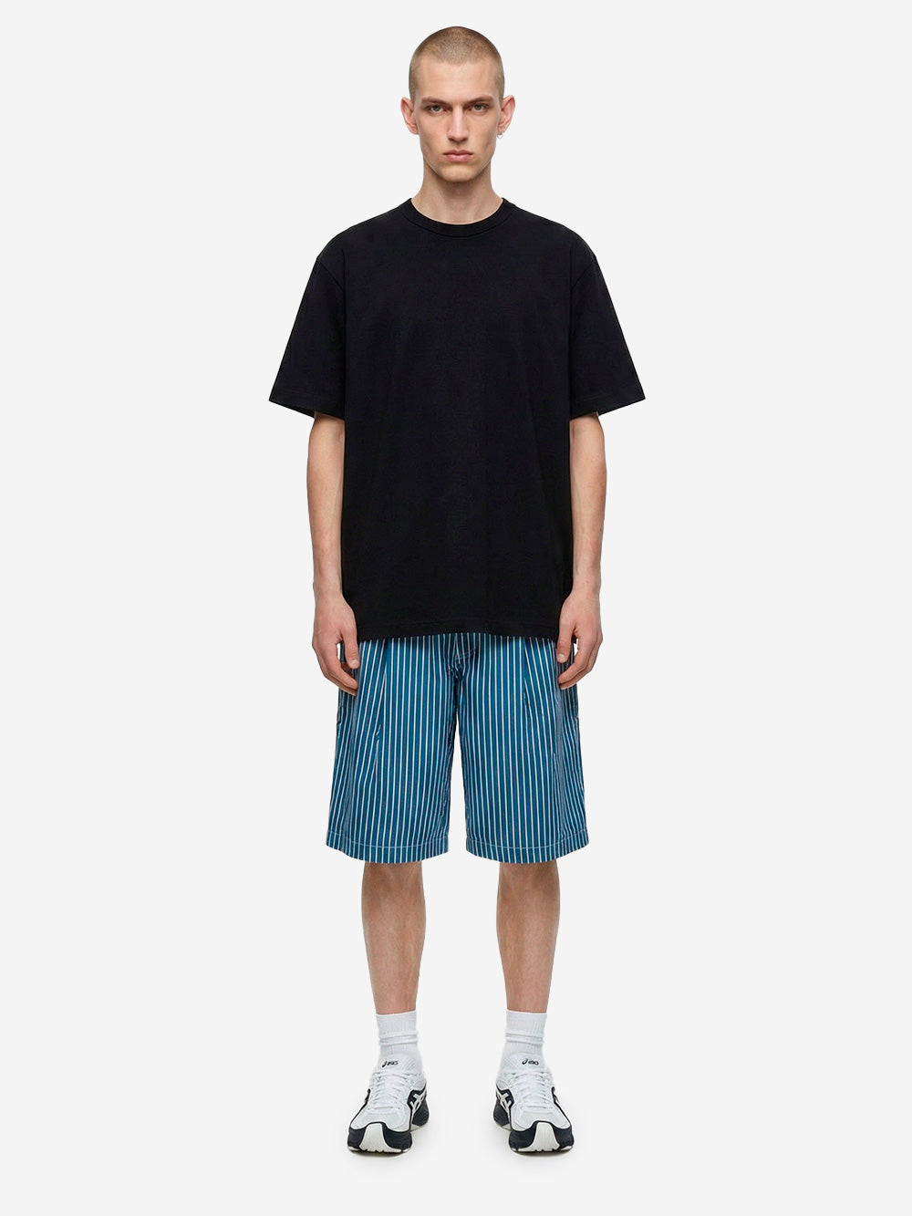 Black Cotton Jersey T-Shirt With Cdg Logo On The Back Comme des garcons – Гарантія оригінальності – вид ззаду