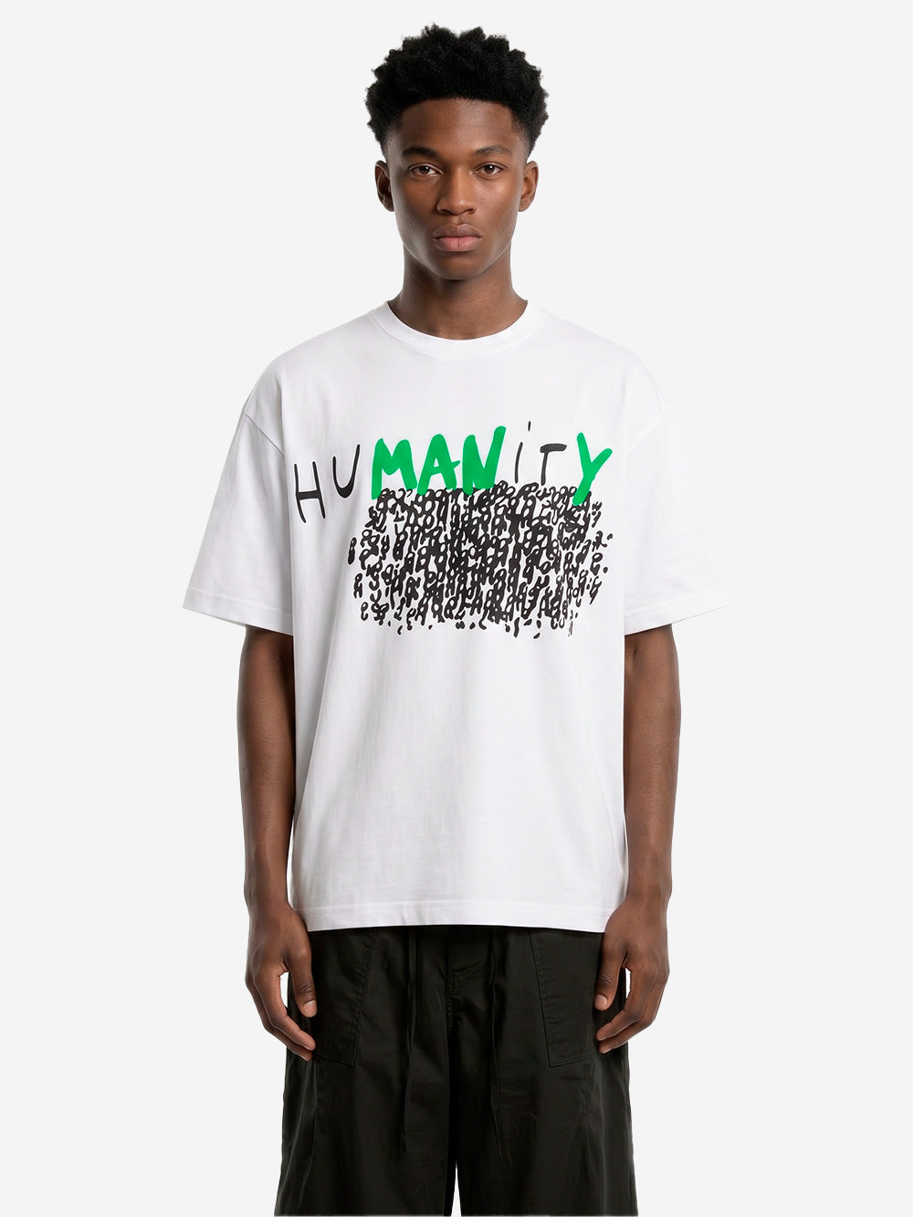 T-Shirt Bianco Comme des garcons – Гарантія оригінальності – детальний вид