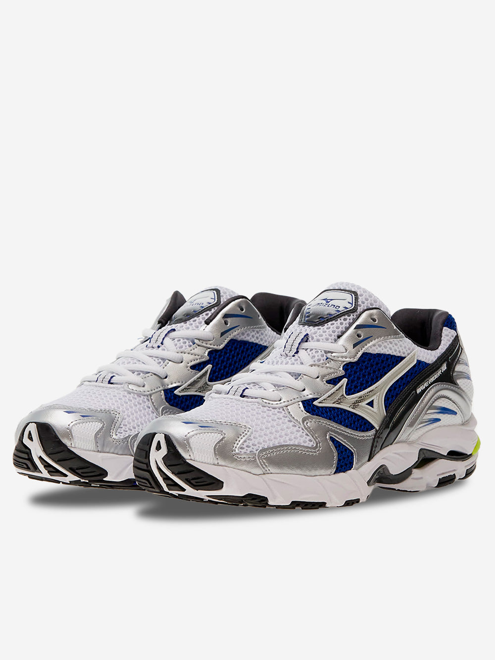 Оригінальна Sl Wave Rider 10 White And Silver With Blue Mizuno – вид ззаду